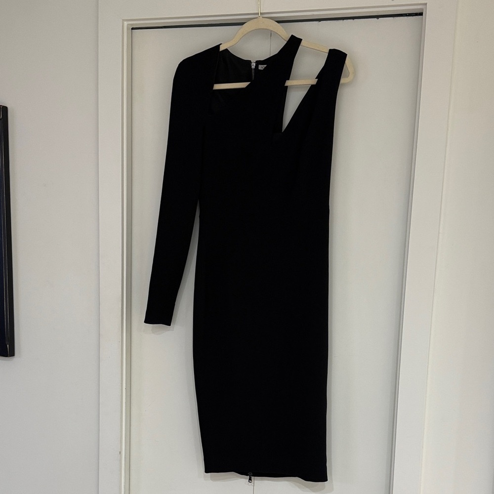 Black One-Shoulder Dress
